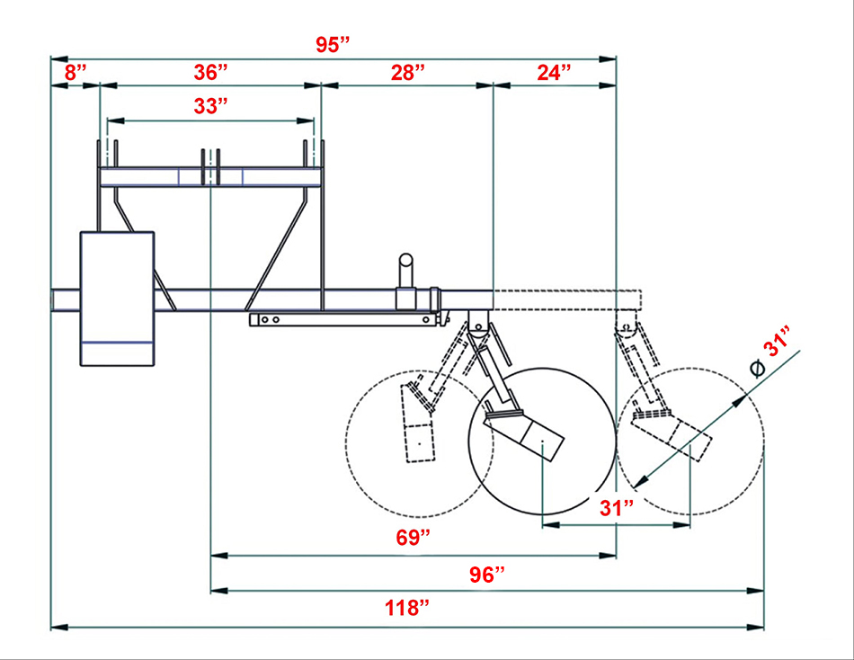 Tractor Fence Mower